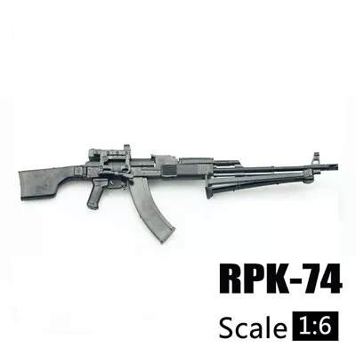 1/6 Scale RPK-74 Rifle Gun Weapon Military For 12  Action Figure Soldier UK • £5.99