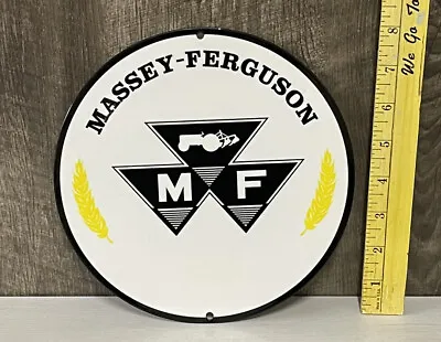 MF Massey Ferguson Metal Sign Farm Equipment Tractor Agriculture Gas Oil Diesel • $59.99