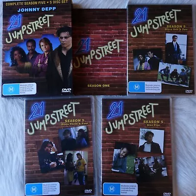 $110 • Buy JOHNNY DEPP Tv Show 21 Jumpstreet SEASON 5 80s 90s American Police TV SHOW