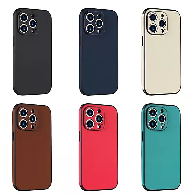 For IPhone 7 8 11 12 13 14 15Pro Max Four Sides Wrapped Fabric Mobile Phone Case • $7.69