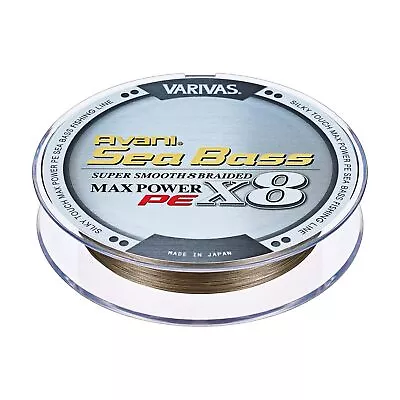 VARIVAS Line Avani Seabass PE Max Power X8 8 Pieces 150M 1.5 28.6LB Status Gold • $41.02