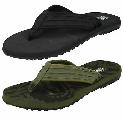 Mens Sandals Toe Post Slip On Flip Flop Mule Summer Sandals Down To Earth A0r043 • £8.99