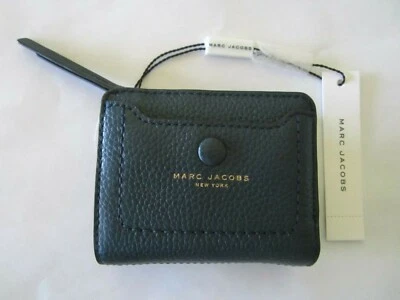 $69.99 • Buy Marc Jacobs Blue Sea Empire City Mini Compact Leather Coin Wallet, NEW