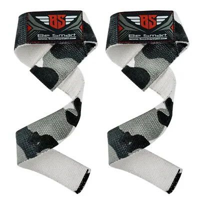 Weight Lifting Wrist Straps Support Hand Bar Wraps Gym Training Deadlift • £3.94