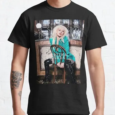 $21.59 • Buy Rare Christina Aguilera T-Shirt New Black All Size Tee THAEB01821
