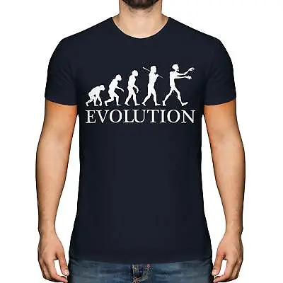 Zombie Evolution Of Man Mens T-shirt Tee Top Gift Apocalypse Halloween Killing • £9.95