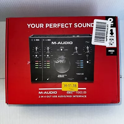 M-Audio AIR 192 | 8 USB Audio Interface For Studio Recording W/ 2-In/4-Out MIDI • $85