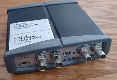 Axis 240Q SD Video To IP Multiplexing Encoder. • $50