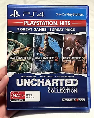 Uncharted The Nathan Drake Collection PS4 Games Sony Playstation 4 • $10