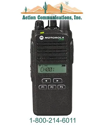 New Motorola Cp185 Vhf 136-174 Mhz 5 Watt 16 Channel Display Two Way Radio • $302.50