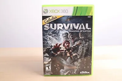 Xbox 360 Cabela's Survival: Shadows Of Katmai W/ Maual • $7.99