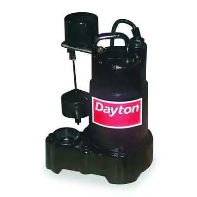 Dayton 3Bb71 1/2 Hp 1-1/2  F Submersible Sump Pump 120V Ac Vertical • $246.99