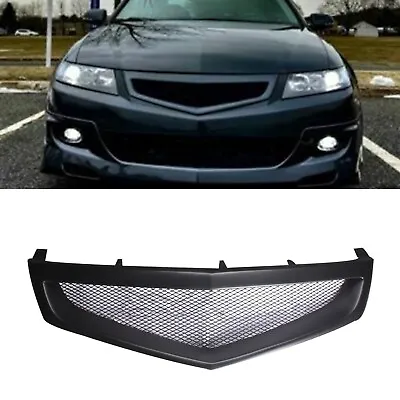 Honeycomb Front Bumper Grille Cover For Honda Accord 7 Euro R Acura TSX 2006-08 • $222.66