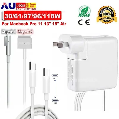 45W 60W 85W AC Power Adapter Charger 1/2 For Mac Book Macbook Pro 15  13  11 Air • $25.64