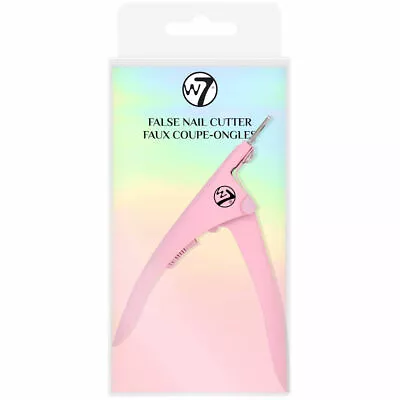 W7 False Nail Cutter - Professional Gel Nails Art Acrylic Tip Clipper Salon Tips • £3.79