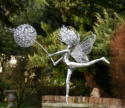 £1195 • Buy Stainless Steel Storm Fairy Garden Statue