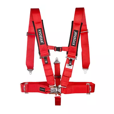 Kyostar 3'' Race Car Seat Belts 5-Point SFI 16.1 Safety Harness Polyest Universa • $112.65