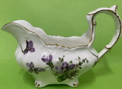 £4 • Buy Vintage Hammersley Victorian Violets Small Creamer Jug, 2.5” By 5”.