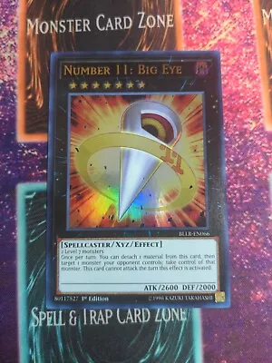 Yu-Gi-Oh! Number 11: Big Eye BLLR-EN066 1st Edition Ultra Rare NM A1/ • $9.90