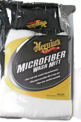 5X Meguiar's X3002 Reusable Microfiber Wash Mitt X5 New & Sealed • $30