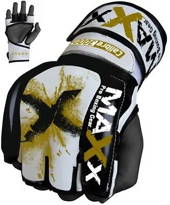 MMA UFC Boxing Gloves Grappling Punching Bag Training Martial Arts Maxx Boxing U • £14.99