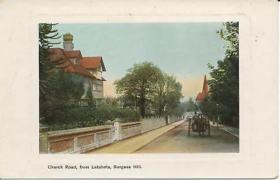 £6.75 • Buy PC23783 Church Road. From Latchets. Burgess Hill. A. H. Homewood. 1913