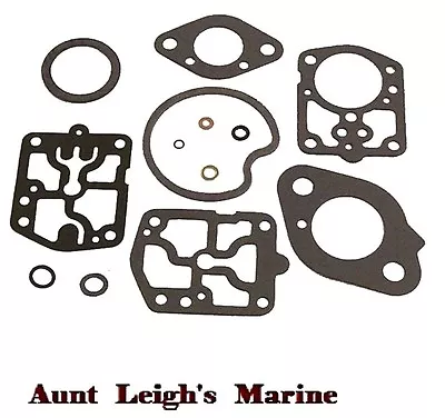 Carburetor Gasket Kit Mercury 7.5 9.8 20 45 50 HP 1399-5135 1395-5198 18-7007 • $15.49