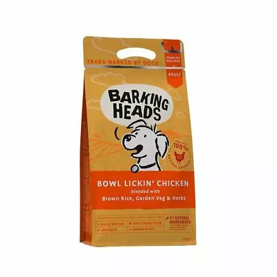 £19.19 • Buy Barking Heads Bowl Lickin' Chicken Dry Dog Food - 2kg