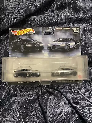 2024 Hot Wheels Premium - Bugatti Veyron & '16 Bugatti Chiron - Twin 2 Pack New • $27.99