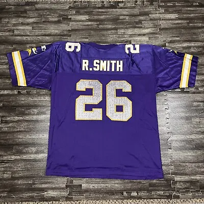 Vintage Robert Smith Minnesota Vikings #26 Starter Jersey XXL Purple VTG NFL 90s • $34.99