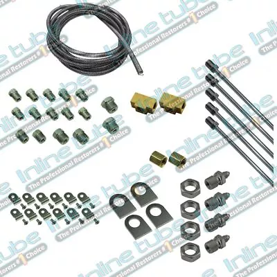 Stainless Steel Sand Car Dune Buggie Baja Bug Sand Rail Vw Brake Line Set 3/16 • $178