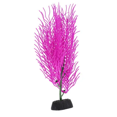  Simulation Hornwort Silicone Plastic Artificial Plant Decorative Aquarium • £10.78