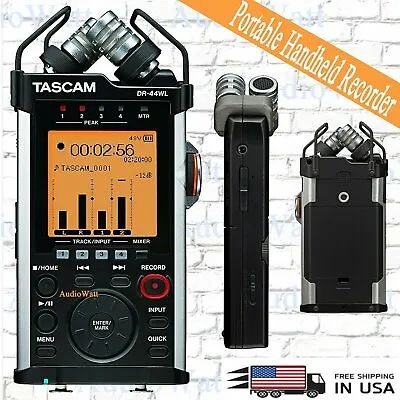 Tascam DR-44WL Linear PCM Portable Handheld 4-track Digital Recorder W/ Wi-Fi • $229.99