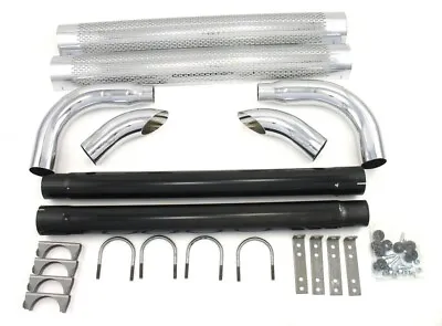 Patriot Exhaust Chrome Side Pipes - 80in • $542.95