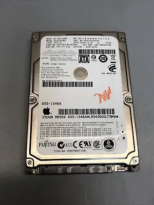 MacBook Pro 15  A1286 2009 MC118LL Fujitsu SATA 2.5  250GB HDD Drive MJA2250BH  • $14.99