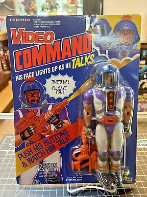 Vintage Toy Island Video Command Action Captain Figure On Card 1993 • $29.99