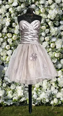 LouLou Short Mocha Wedding Dress  Sz 12 • £60