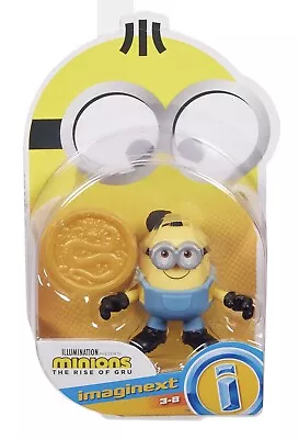 Fisher Price Imaginext Minions The Rise Of Gru - Otto With Gold Dragon Coin • $10.99