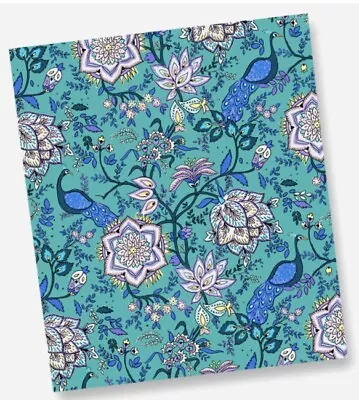 Vera Bradley Picnic🧺Blanket Peacock🦚Garden 67”x50” W/Carrying Handle•sold Out • $32.95