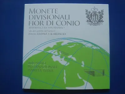 San Marino 2008 Coin Set 1 Cent - 2 Euro + 5 Euro Silver 588 Euro In Folder  • $79.95