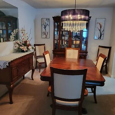 15 Piece Contemporary Formal Dining Set Purchased From Raymour And Flanigan. • $3500