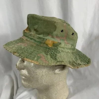 Vietnam War Original Okinawa Made Mitchell Camo Boonie Hat  • $650