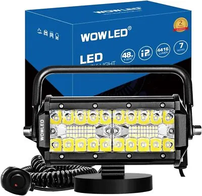 Portable LED Work Light With Magnetic Base 48W Super Bright Waterproof • $60.99