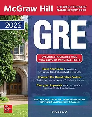 £4.47 • Buy McGraw Hill GRE 2022 TEST PREP