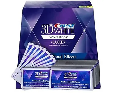 $34.95 • Buy Crest 3D White Professional Teeth Whitening Strips 5 Sealed/pouch  10 Strips
