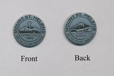 MOUNT ST. HELENS * WA  Volcano Est. 1982  NPS Pewter Type Collector Token • $8.99