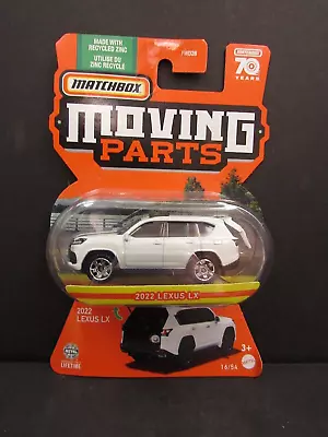 2023 Matchbox Moving Parts 2022 Lexus LX White Body 16/54 Opening Hatch Carded • $6.95