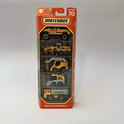 2023 Matchbox Mbx Construction Iv-5 Pack 1:64 • $11.25