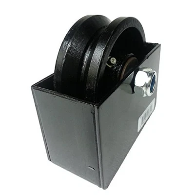 $34.99 • Buy 4  V-Groove Wheel With Roller Bearing Box And Axle Bolt