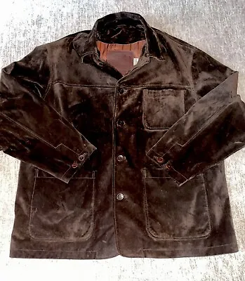 Vintage Men’s Coach Brown Suede Jacket Made In USA Size XL • $159.99